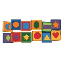 Simple Shapes Seating Kit Set of 12, 16&quot; Squares
