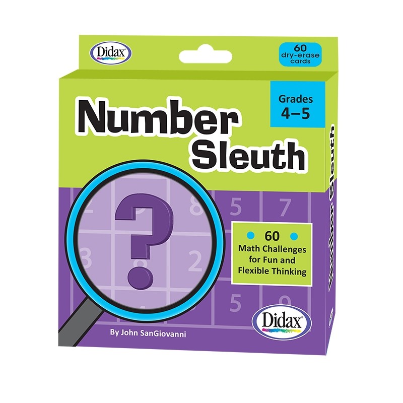 Number Sleuth: Fluency and Number Sense through Puzzle and Play, Gr 4-5
