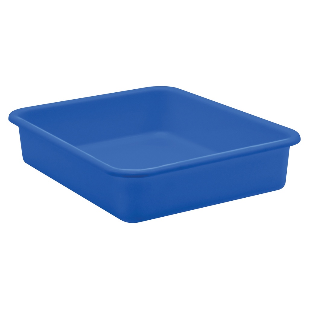 Teacher Created Resources® Blue Large Plastic Letter Tray,14" x 11 1/2" x 3", 1 tray 