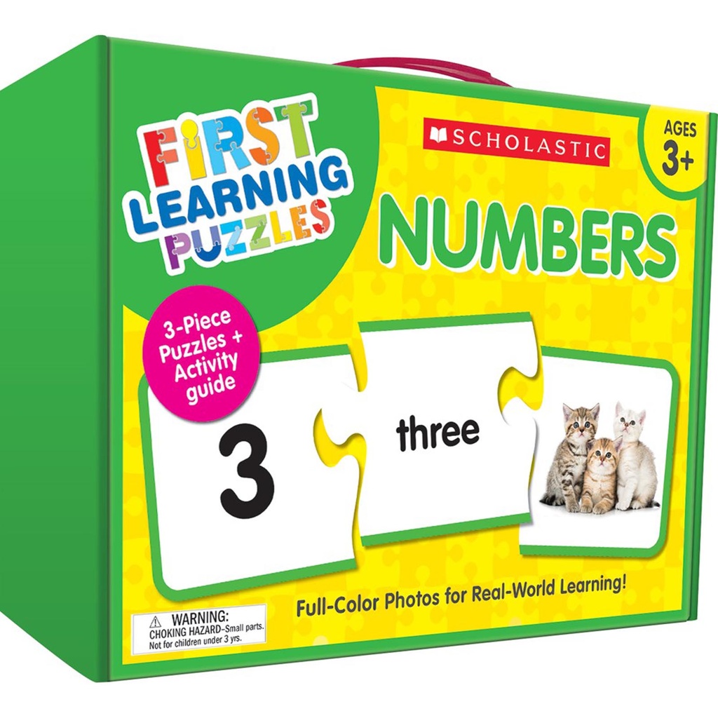 Scholastic® First Learning Puzzles: Numbers — Self‑checking number puzzles for early learners