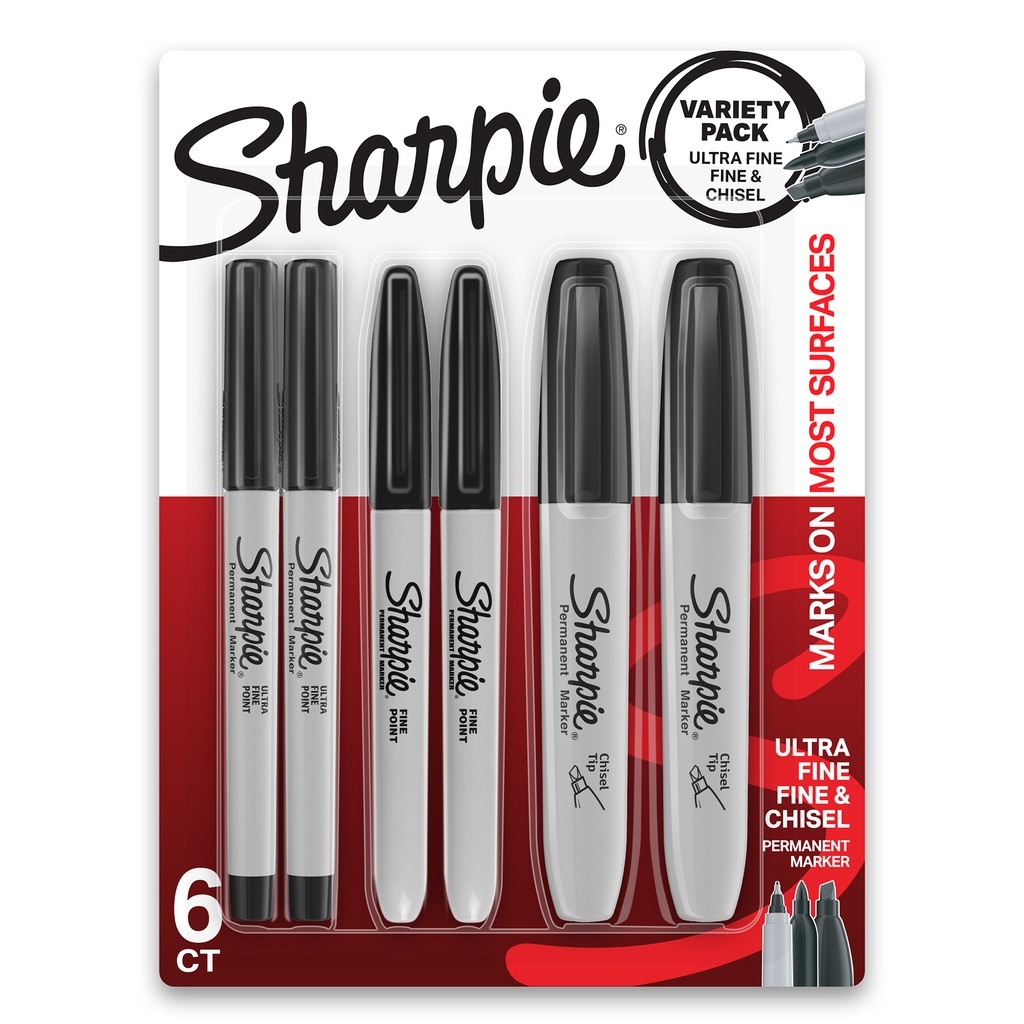 Sharpie Multi-Tip Permanent Markers 6 Pack