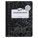 Pacon® Composition Book with Dry‑Erase Surfaces — 9/32" rule, 9.75" × 7.5", 100 sheets