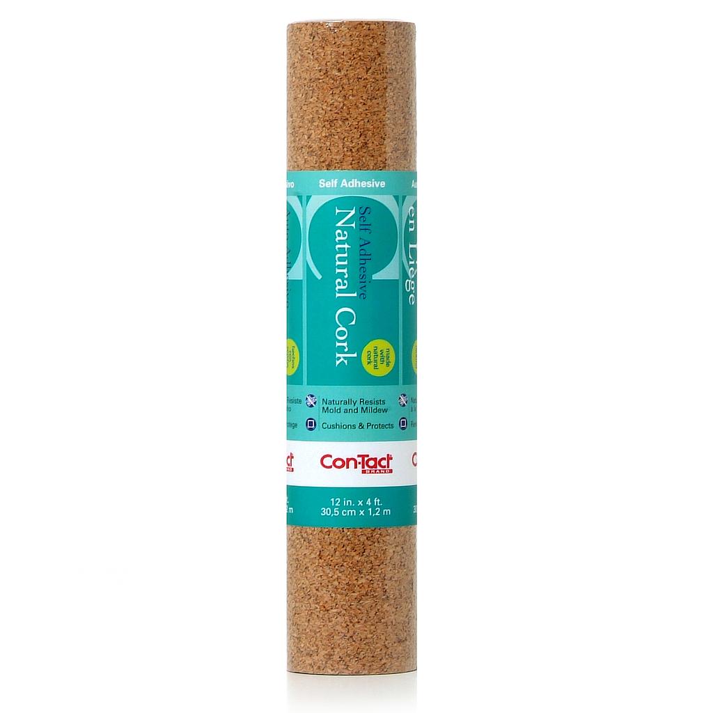 Cork Con-Tact Brand Adhesive Roll 12&quot; x 4'