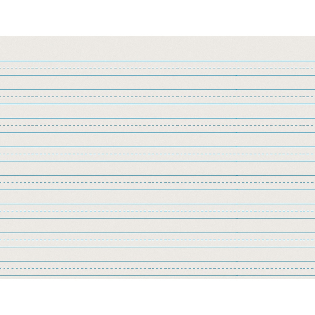Pacon® Gr 3 Skip‑A‑Line Ruled Newsprint (Long), 11" x 8 1/2", 500 sheets