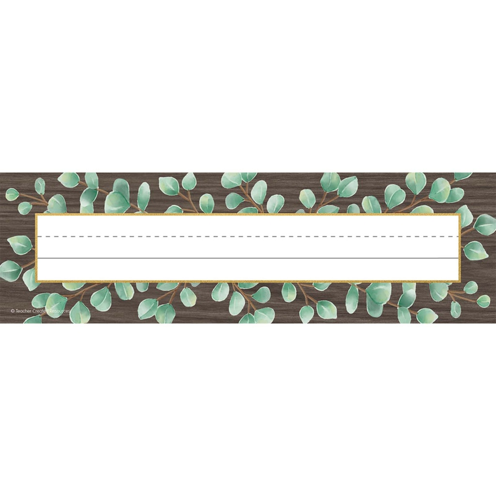 Eucalyptus Flat Name Plates
