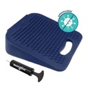 Bouncyband® Antimicrobial Wiggle Wedge — 10" Square Cushion (Dark Blue)