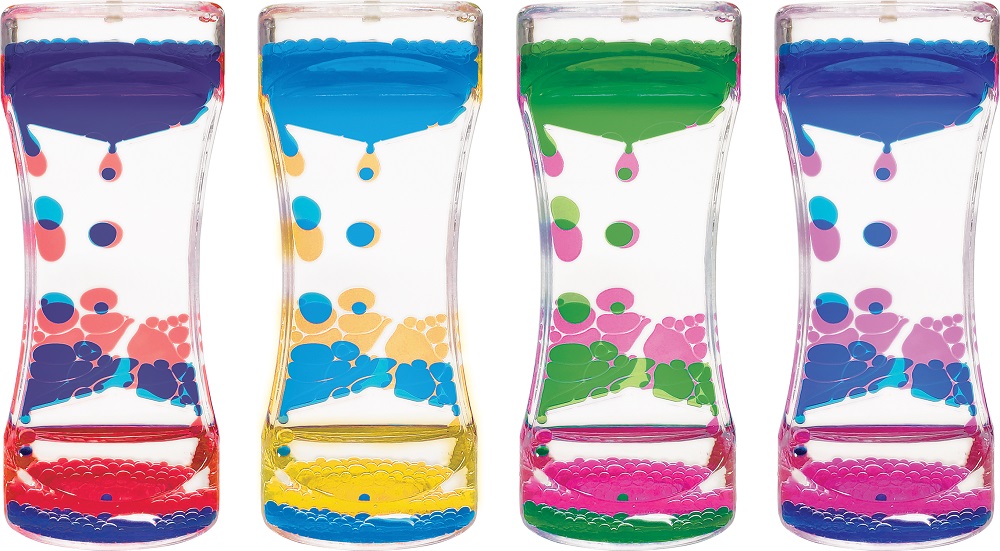 Teacher Created Resources® 4ct Liquid Motion Bubbler Set, 2"" x 5-3/8"", 4 bubblers