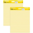 Post-it® Super Sticky Easel Pads, Lined, 25"×30", 30 Sheets/Pad, 2 Pads (561)