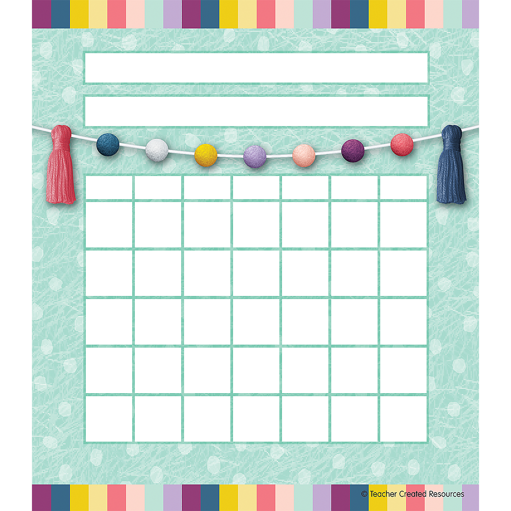 Teacher Created Resources® Oh Happy Day Incentive Charts — 36 Sheets, 5¼" × 6" — Mini incentive charts for tracking behavior, goals, and routines