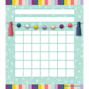 Teacher Created Resources® Oh Happy Day Incentive Charts — 36 Sheets, 5¼" × 6" — Mini incentive charts for tracking behavior, goals, and routines