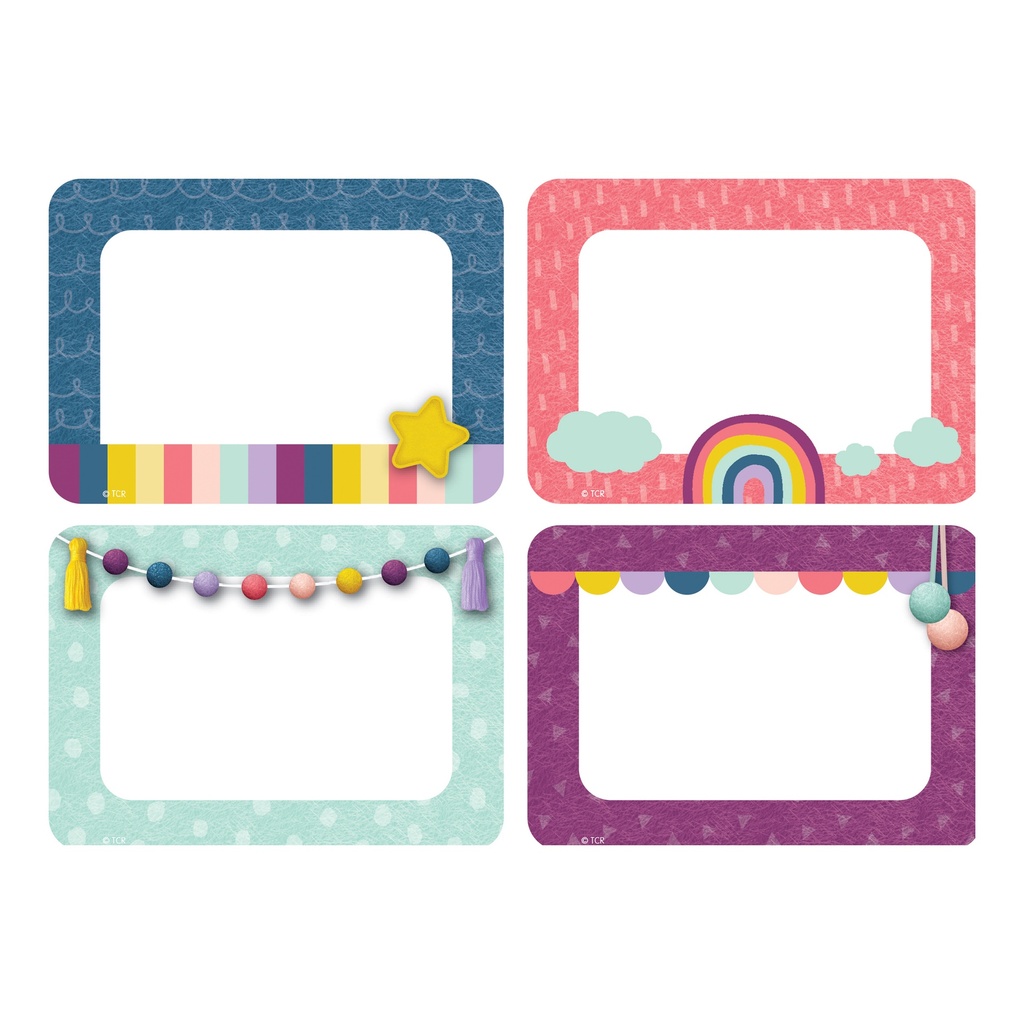 Oh Happy Day Name Tags Labels  Multi-Pack