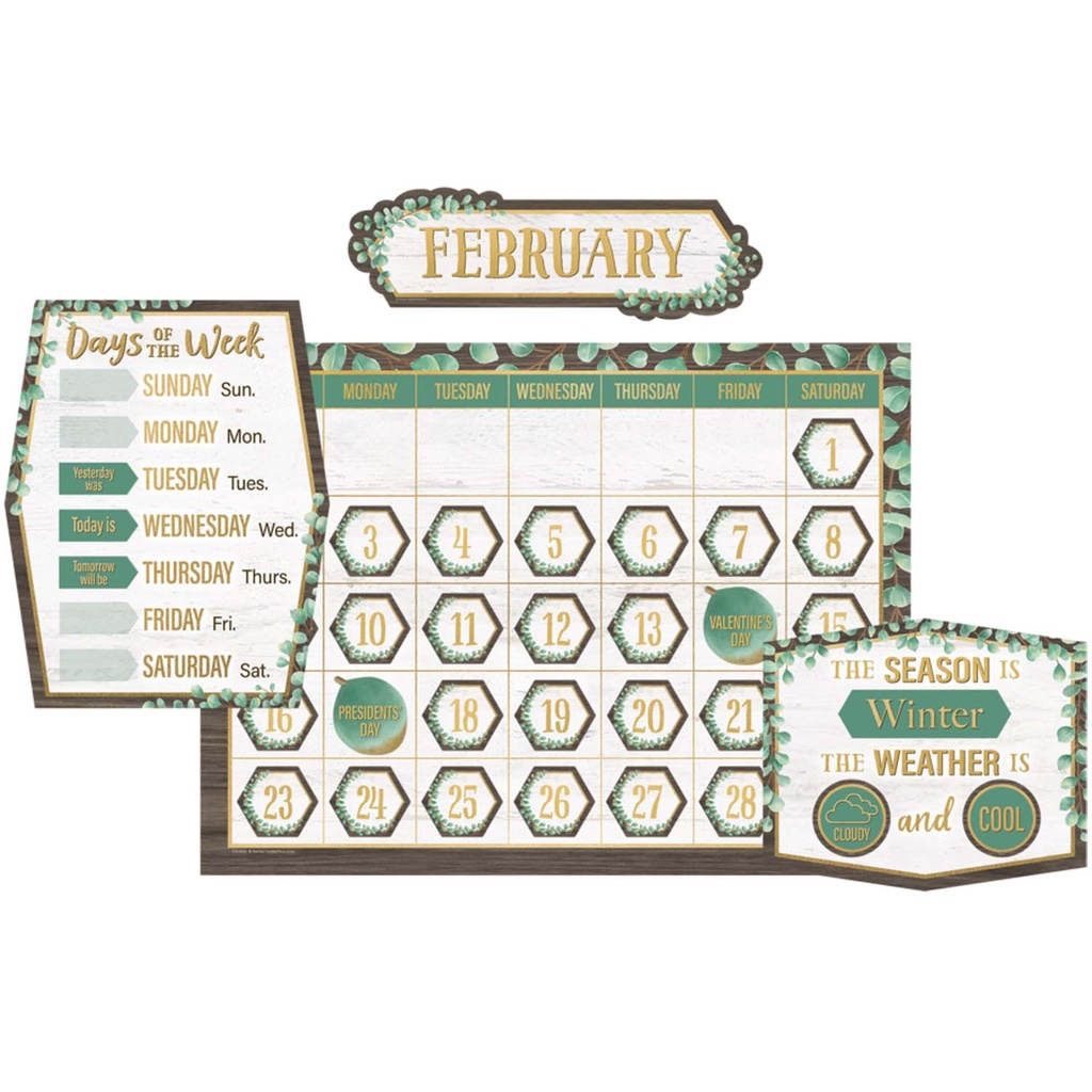 Eucalyptus Calendar Bulletin Board (8542 TCR)