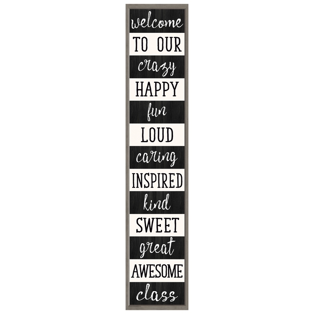 Teacher Created Resources® Modern Farmhouse Welcome to Our Class Banner — Classroom Door Banner