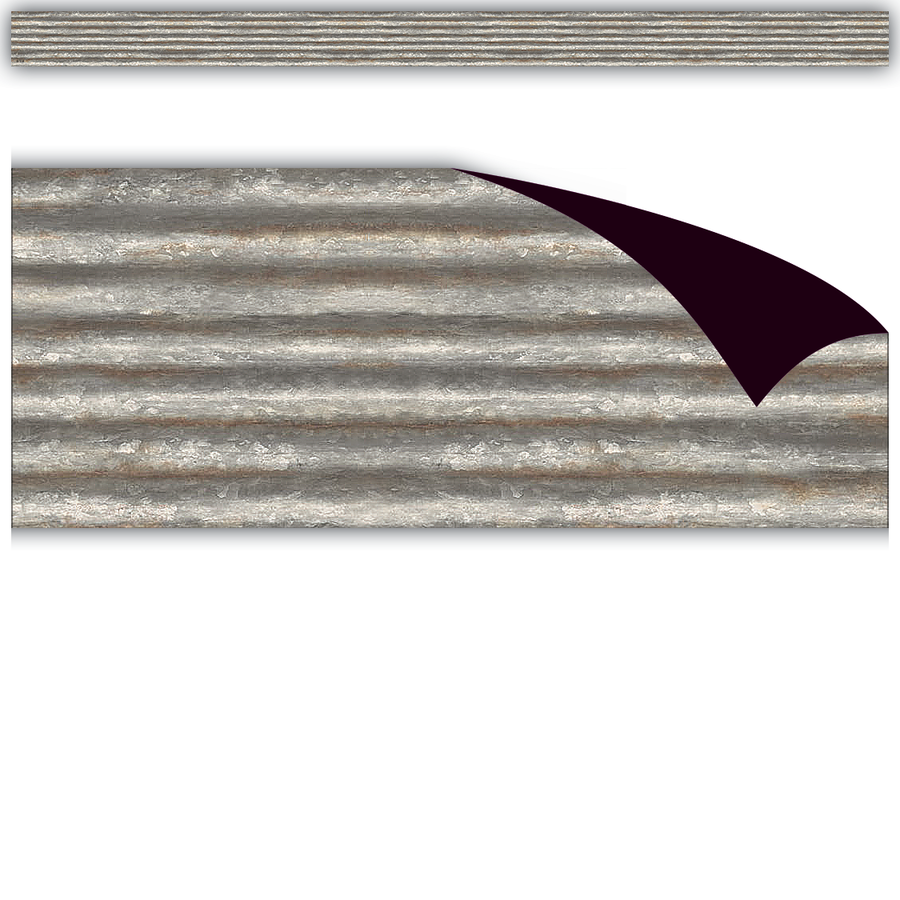 Corrugated Metal Magnetic Border