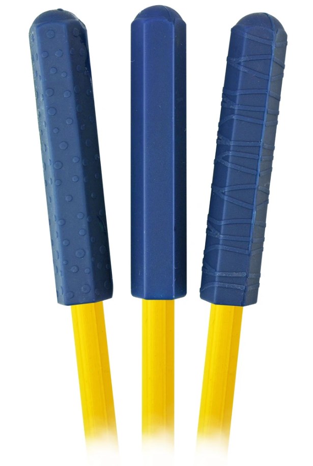 The Pencil Grip® Chewberz™ Pencil Toppers, Set of 3 — Oral‑motor sensory support for focus and self‑regulation