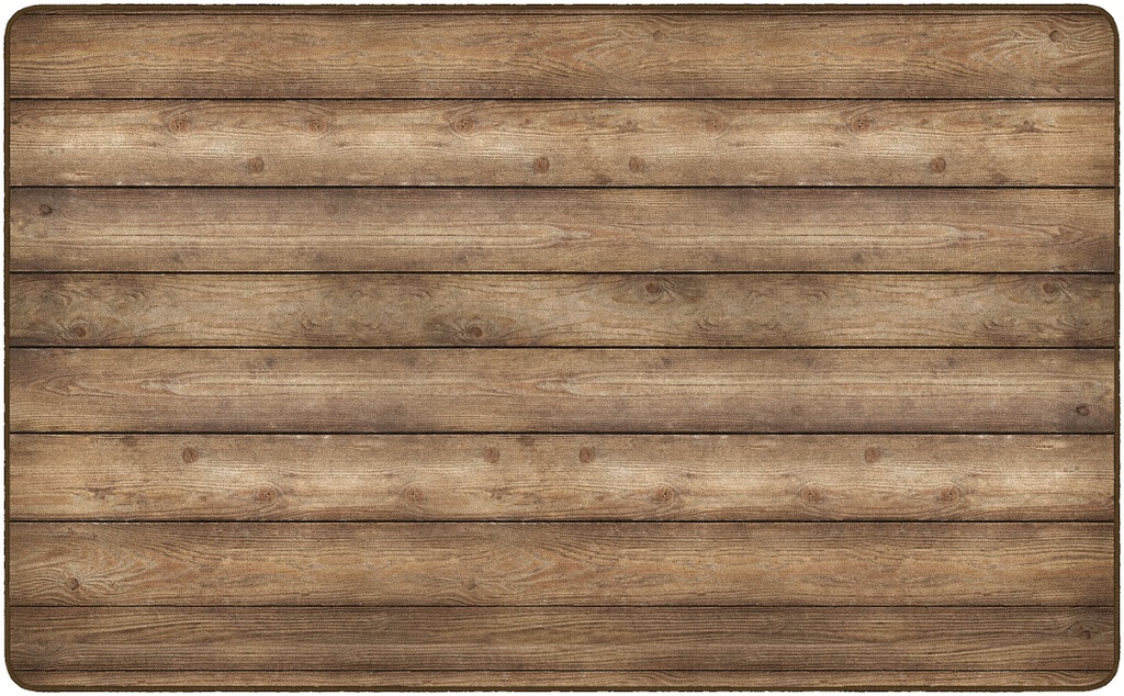 Industrial Chic Rustic Wood 7'6&quot; X 12' Rectangle Carpet 