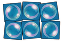 Stay In Your Bubble Set Of 6 Well-Being Squares (CW184815S6 CS)