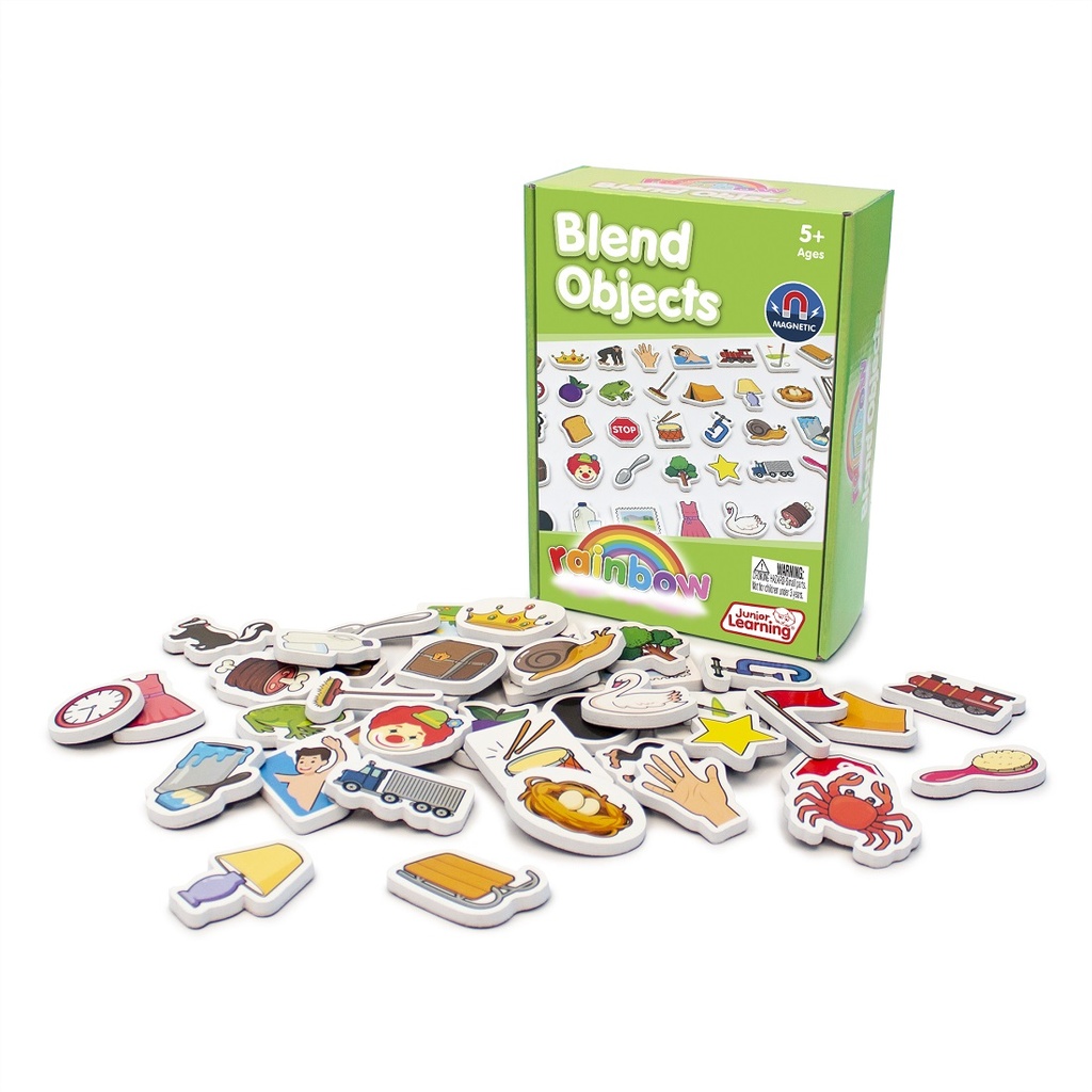 Junior Learning® Blend Objects — Magnetic Foam Set, 40 Pieces