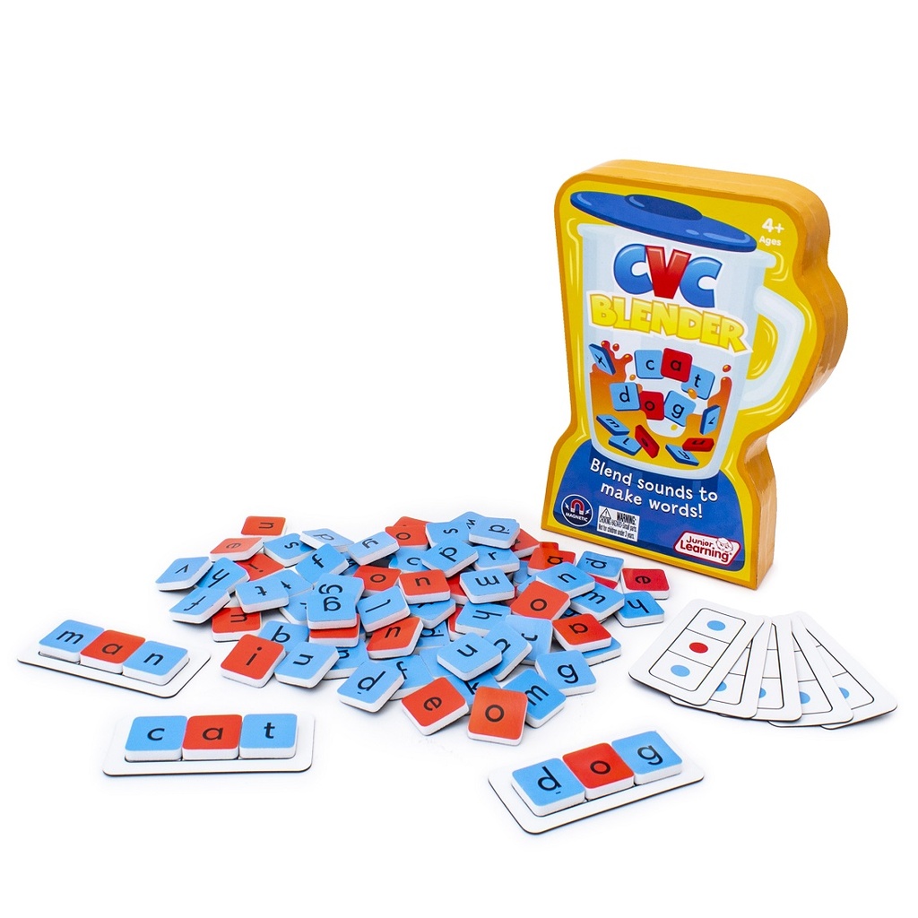 Junior Learning® CVC Blender — Word Building Game for Early Phonics
