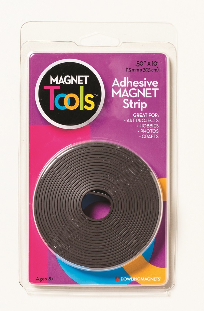 Dowling Magnets® Hold Its™ Magnetic Strip — 1/2" × 10'