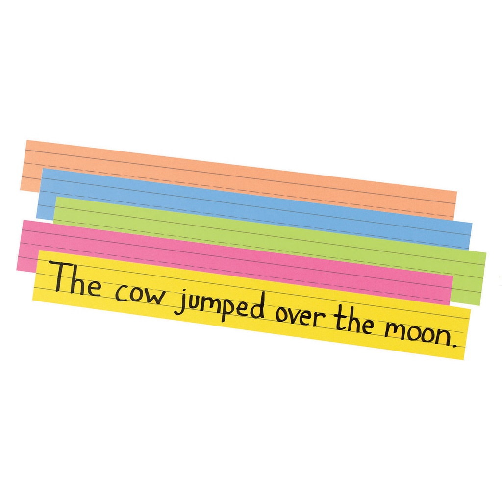 3" x 24" Super Bright Sentence Strips 100ct Pack | 1733 PAC