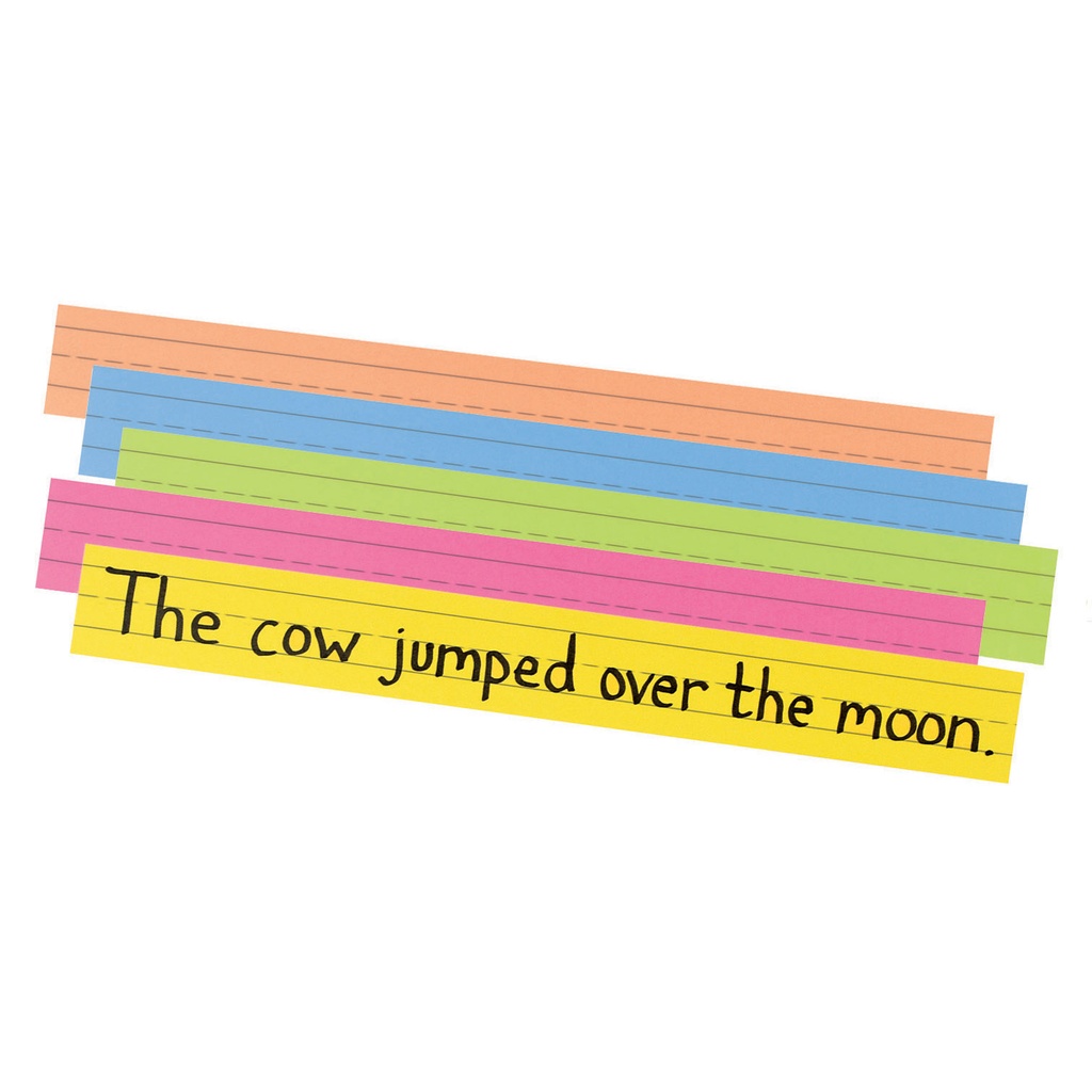 3x24 in Super Bright Sentence Strips 100ct Pack