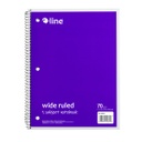 Purple One Subject 70 Sheet Notebook