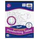 Pacon® Multi‑Sensory Raised Ruled Tablet, Short Ruled, 8½"×11" — Tactile handwriting practice with raised baselines