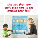 hand2mind® Express Your Feelings® Pocket Chart — SEL Check‑in Kit