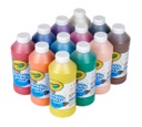 Crayola Washable Paint — 16 oz Classroom Set, 12 Colors