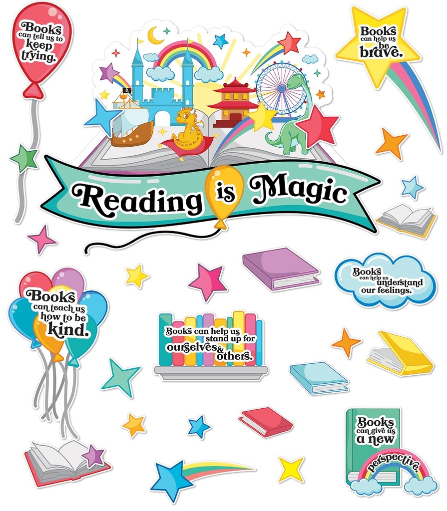 Reading is Magic Curriculum Bulletin Board Set 