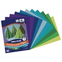 Tru-Ray® Construction Paper — Cool Assorted 9" × 12", 150-sheet class pack