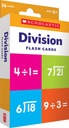 Scholastic® Flash Cards: Division — self‑checking division facts 1–12