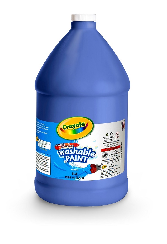 Crayola® Washable Paint — Blue, 128 oz (1 gallon)