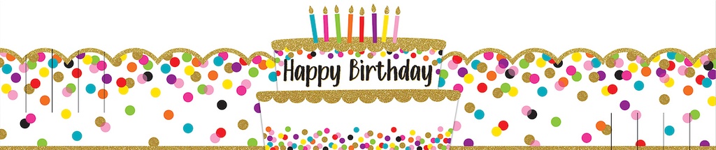 30ct Confetti Happy Birthday Crowns | 1210 TCR