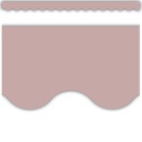 Light Mauve Scalloped Border Trim
