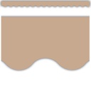 Light Brown Scalloped Border Trim