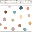 Teacher Created Resources® Everyone is Welcome Painted Dots Straight Border Trim — 35 ft total