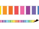 Teacher Created Resources® Colorful Stripes Magnetic Border — Reusable magnetic border for whiteboards and other metal surfaces