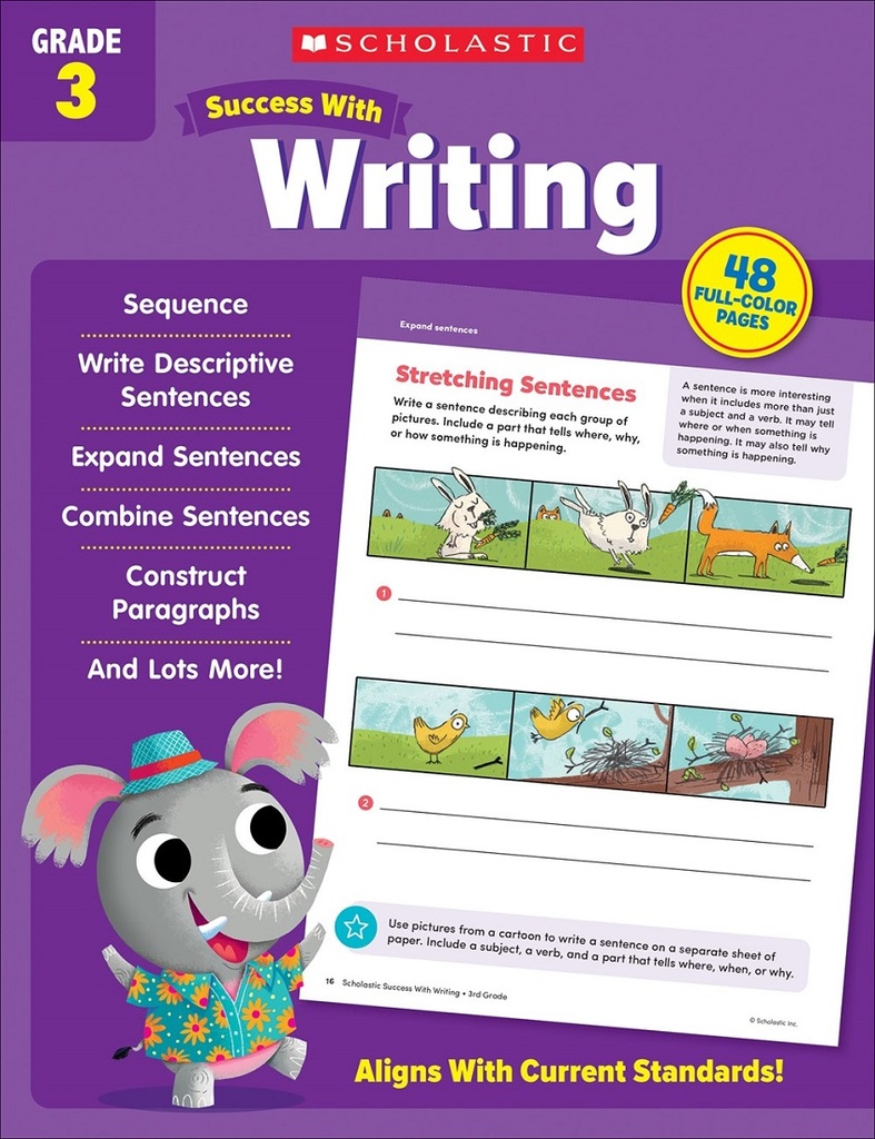Success with Writing Workbook Grade 3