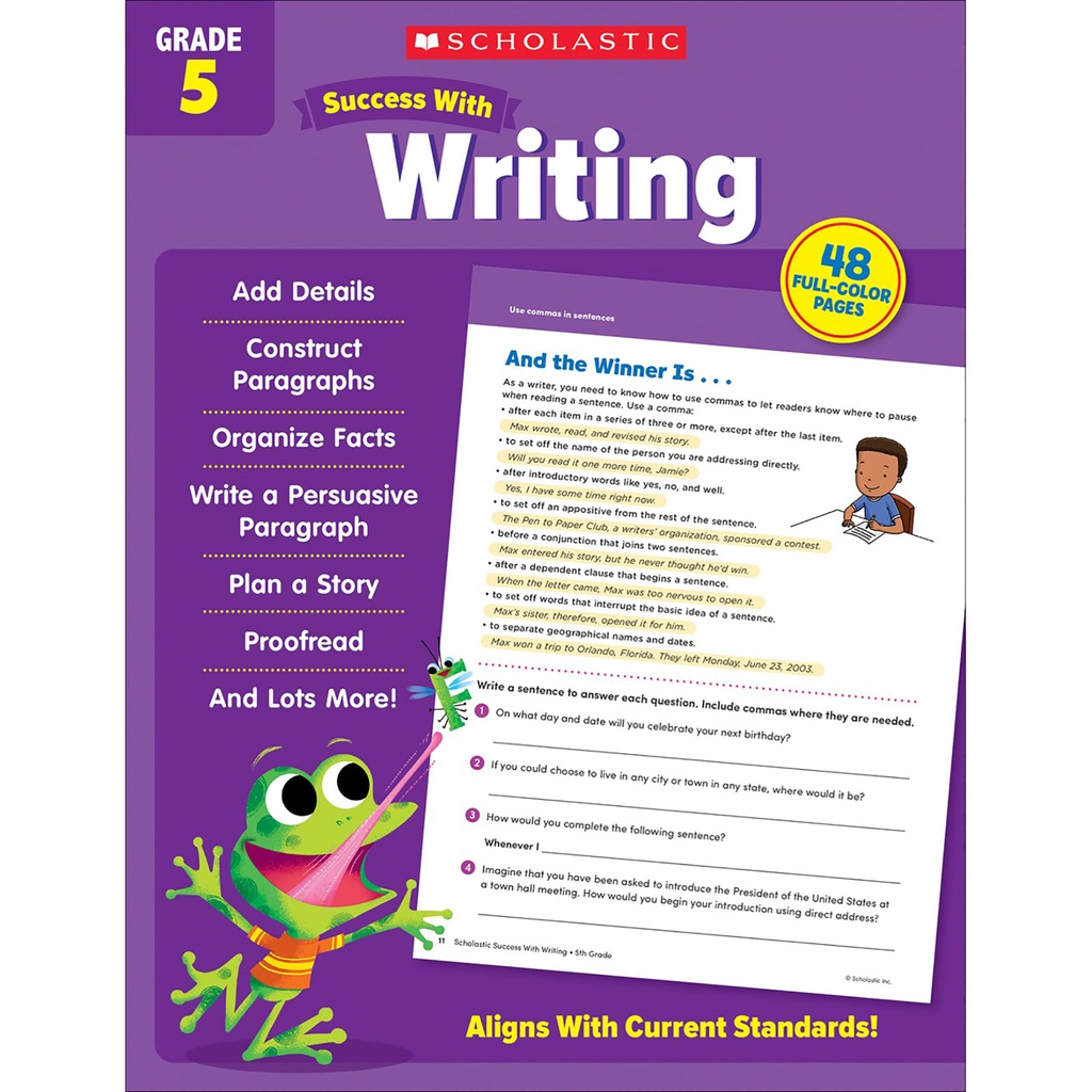 Success with Writing Workbook Grade 5