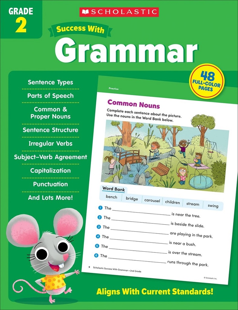 Success with Grammar Workbook Grade 2