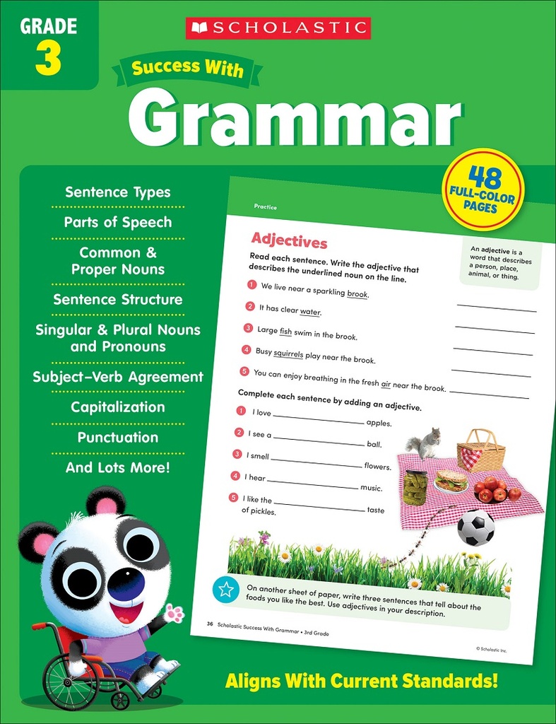 Success with Grammar Workbook Grade 3