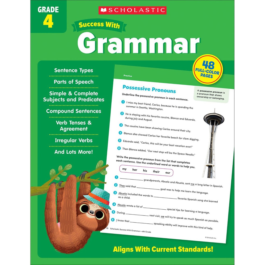 Scholastic® Success with Grammar — Grade 4