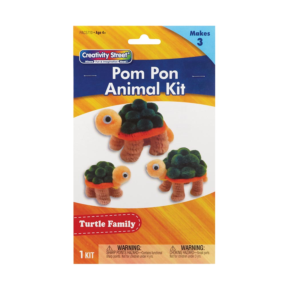 Pom Pon Turtles 3ct Activity Kit