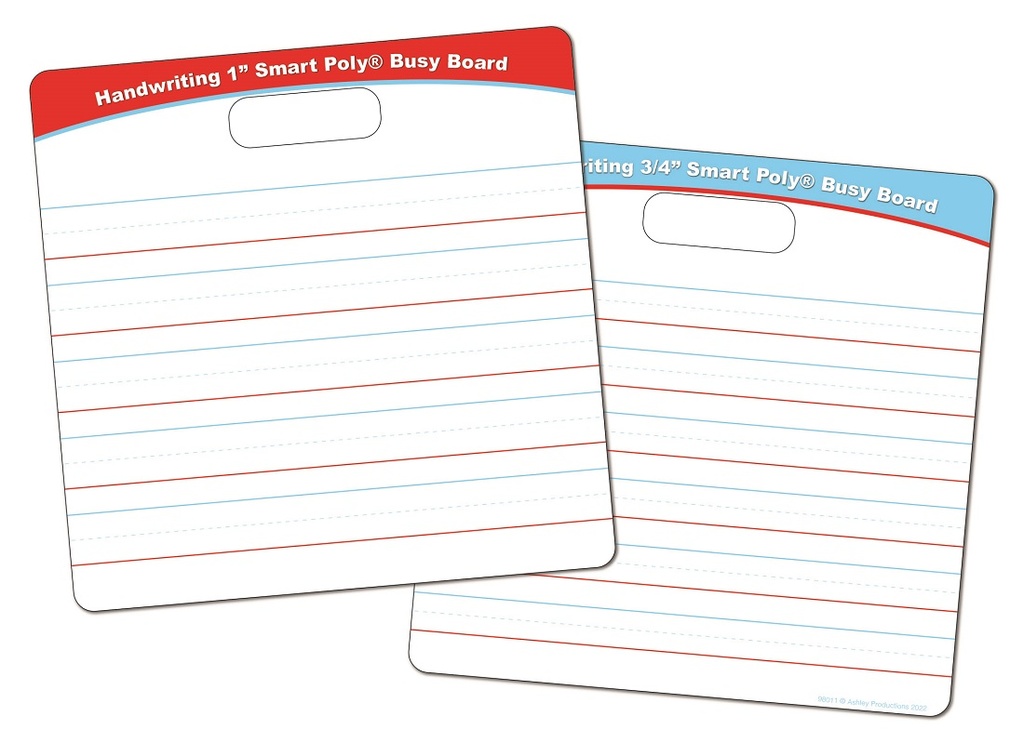 Handwriting 1&quot; &amp; 3/4&quot; Smart Poly Busy Board