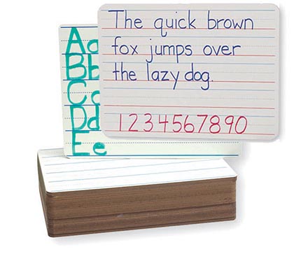12ct Magnetic 2 Sided Dry Erase Boards