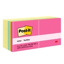 Post‑it® Notes Value Pack — 3" × 3", 14 Pads (Yellow & Brights)