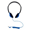 SchoolMate Blue Headphones with Foam Cushion & Storage Bag