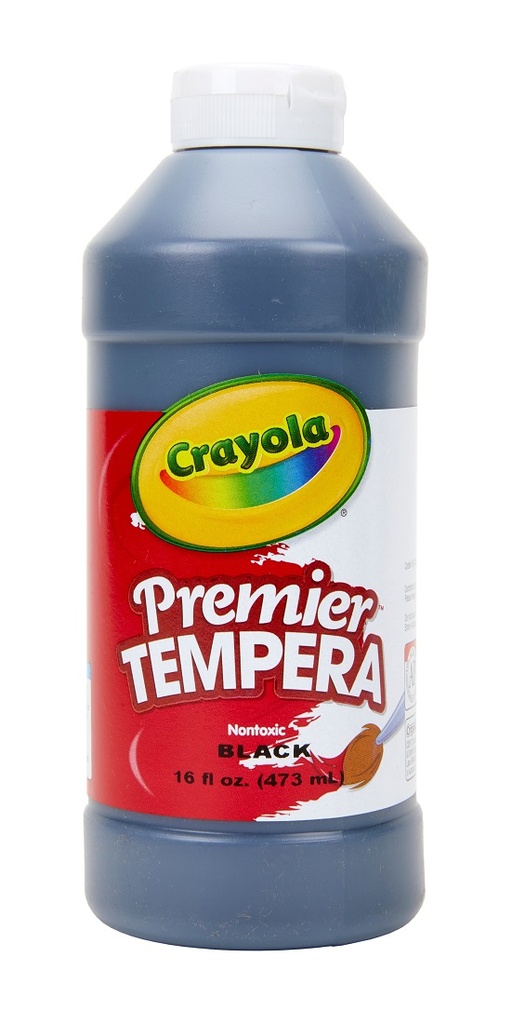 16oz Black Crayola Premier Tempera